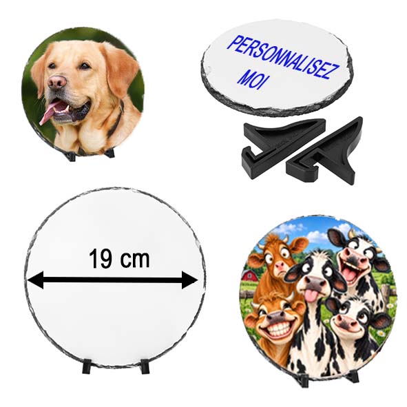 Ardoise cœur à personnaliser